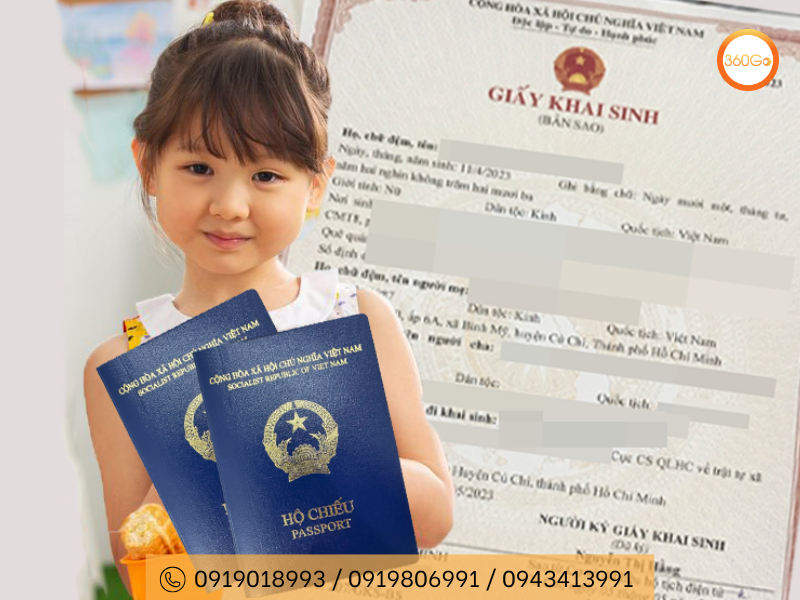 Hộ chiếu trẻ em dưới 14 tuổi có thời hạn 5 năm - Du lịch 360Go